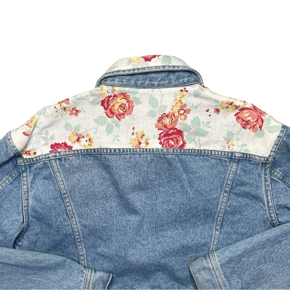 Vintage Et Vous Floral Denim Jacket - Picture 13 of 15